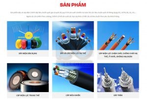 SẢN PHẨM DÂY CÁP ĐIỆN CADIVI