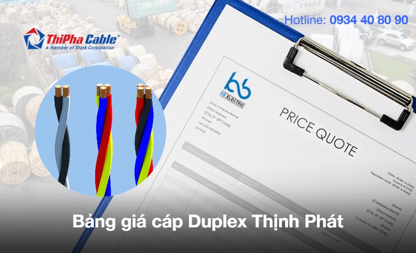 Bảng giá cáp Duplex Thịnh Phát