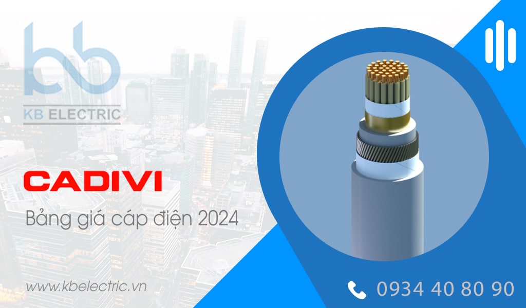 Bảng giá cáp điều khiển có lưới chống nhiễu Cadivi 2024 kbelectric.vn