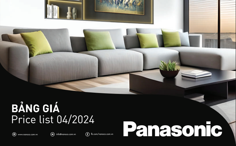 Bảng giá thiết bị điện Panasonic 4-2024