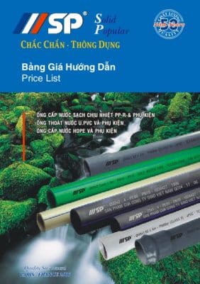 Bảng giá ống cấp thoát nước và phụ kiện SINO VANLOOK