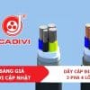 Bảng giá cáp điện 3 pha 4 lõi nhôm CADIVI mới nhất 2026