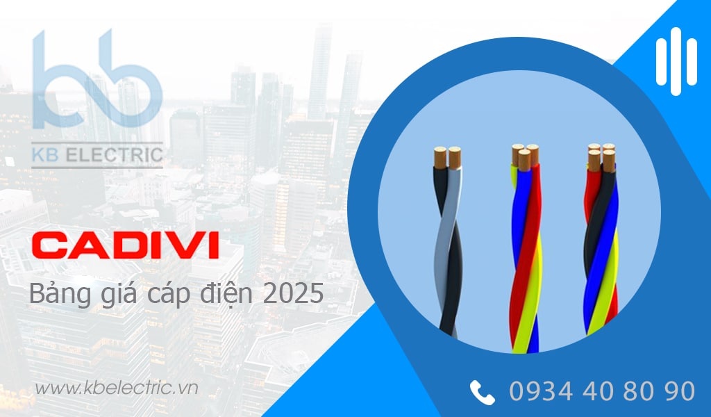 Bảng giá cáp Duplex Cadivi 2025 mới nhất Bảng giá cáp Duplex Cadivi 2025 mới nhất